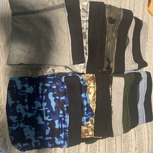 Kids Camouflage and Solid Color underwear set